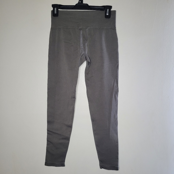 Lazuli label leggings Womens Large Green Seamless Thick Waist Contour Stretch - Picture 2 of 8